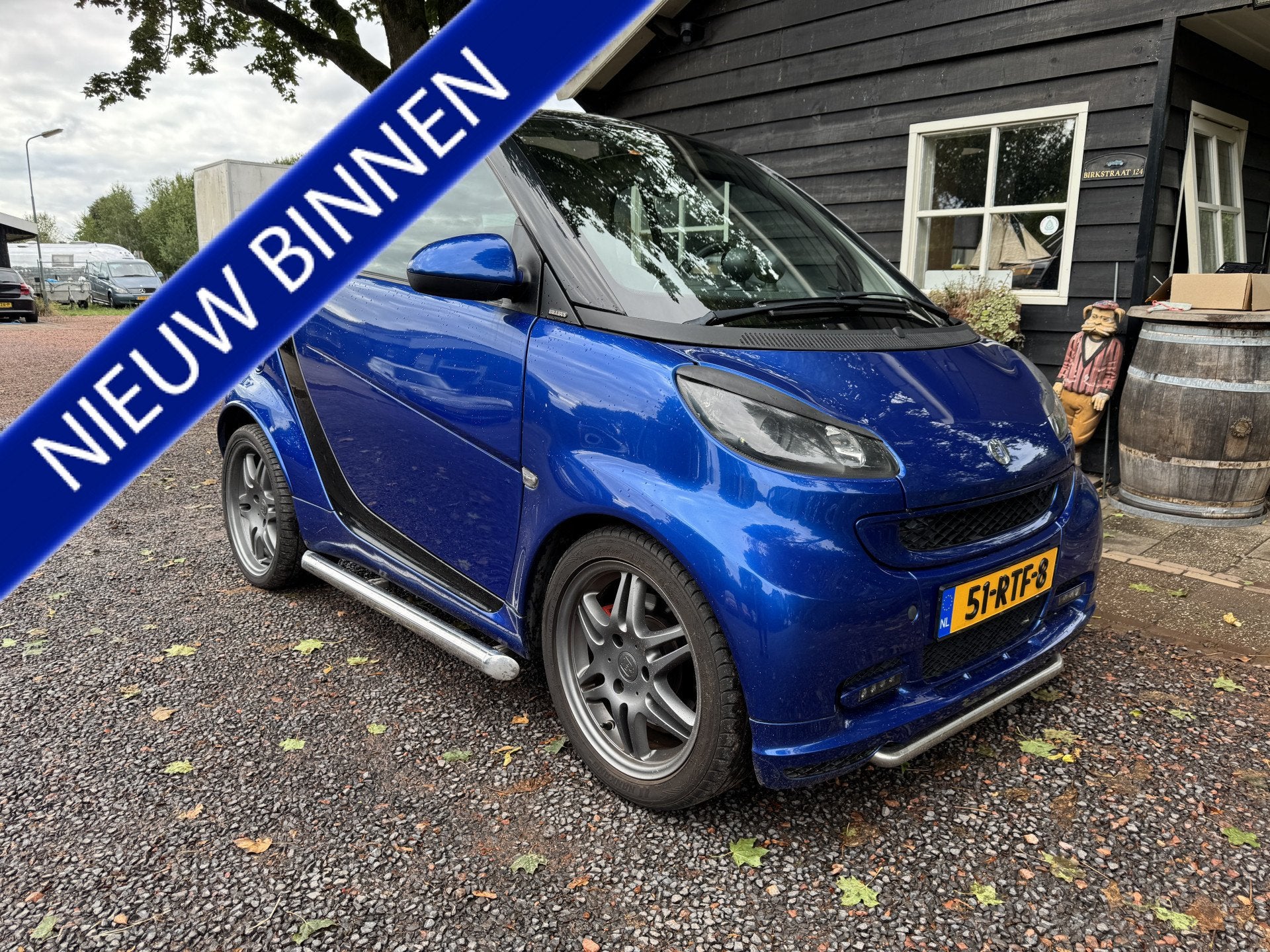Smart Fortwo Coupé 1.0 BRABUS (bj 2010, automaat), Auto's, Automaat, Euro 5, Gebruikt, 785 kg