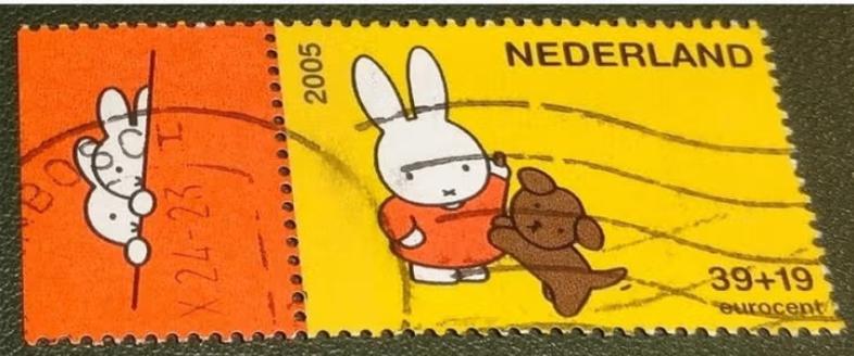 Kinderzegels - 2370a + tab - 2005 - Nijntje, Postzegels en Munten, Postzegels | Nederland, Verzenden, Na 1940, Gestempeld