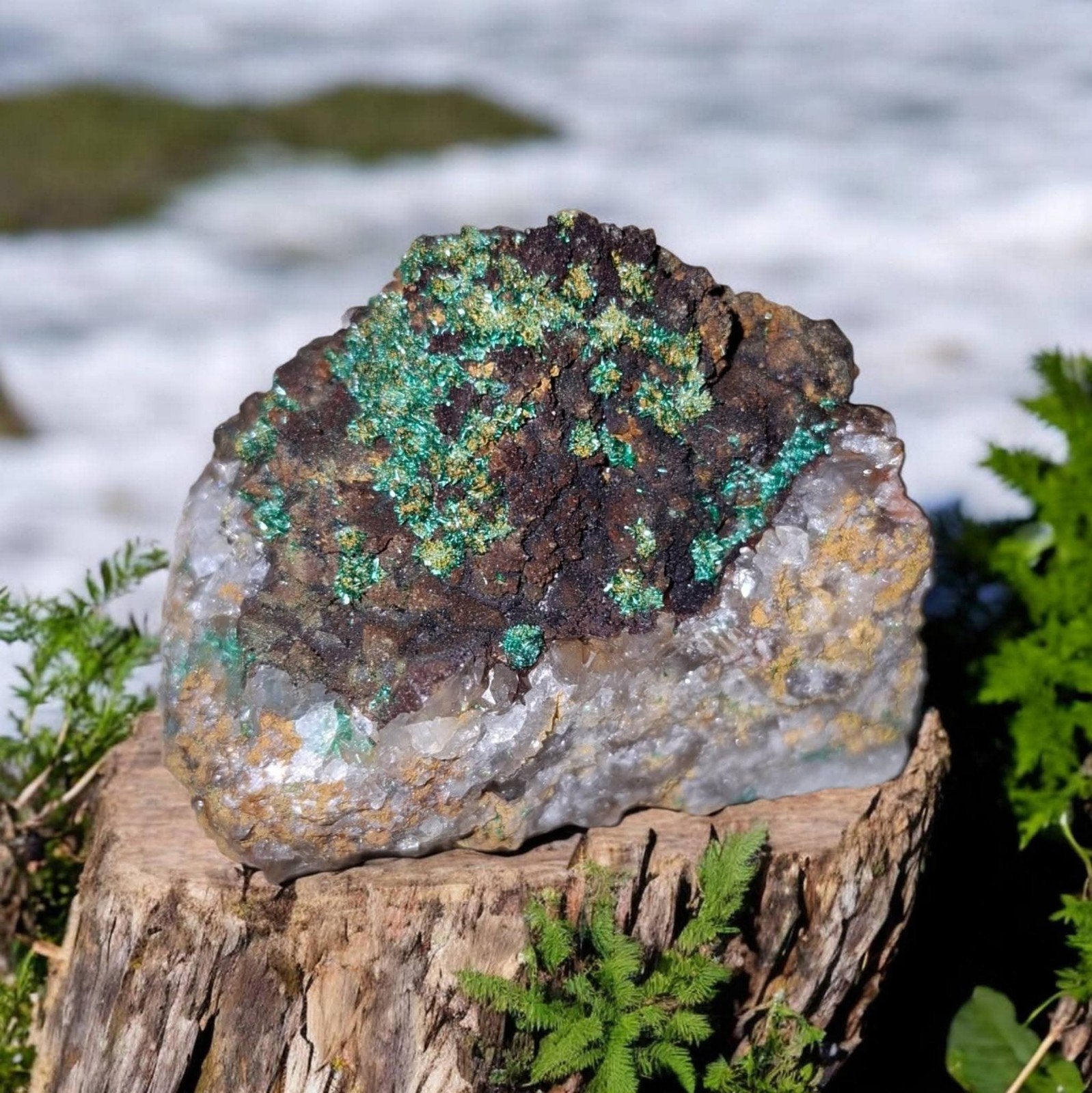 Malachiet ( SALE SALE SALE), Verzamelen, Mineralen en Fossielen, Mineraal, Ophalen of Verzenden