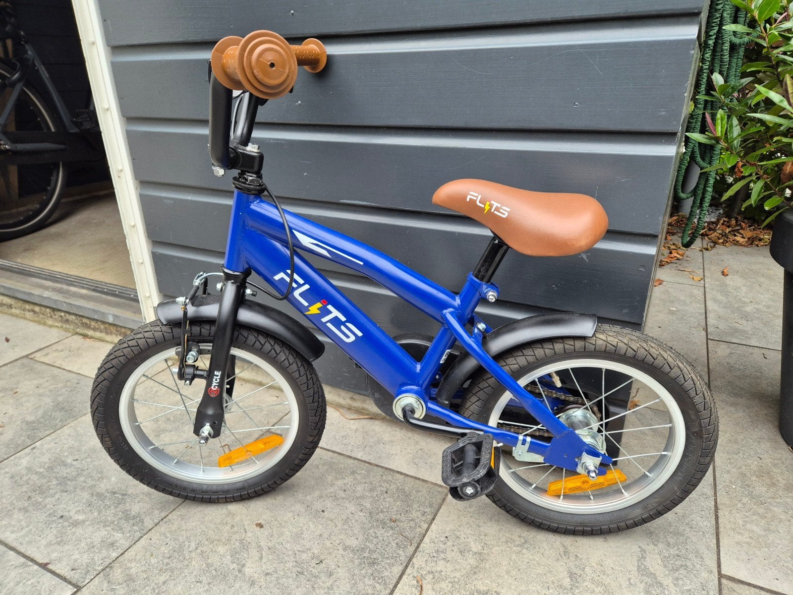 Perfecte leerfiets! 14 inch BMX incl. zijwieltjes als NIEUW!, Fietsen en Brommers, Ophalen, Terugtraprem, Zijwieltjes, Minder dan 16 inch
