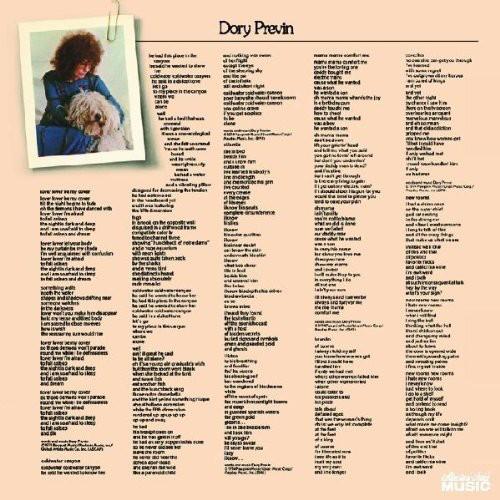 Dory previn ‎  dory previn  lp, Gebruikt, 1970 - 1979, 12 inch, Poprock