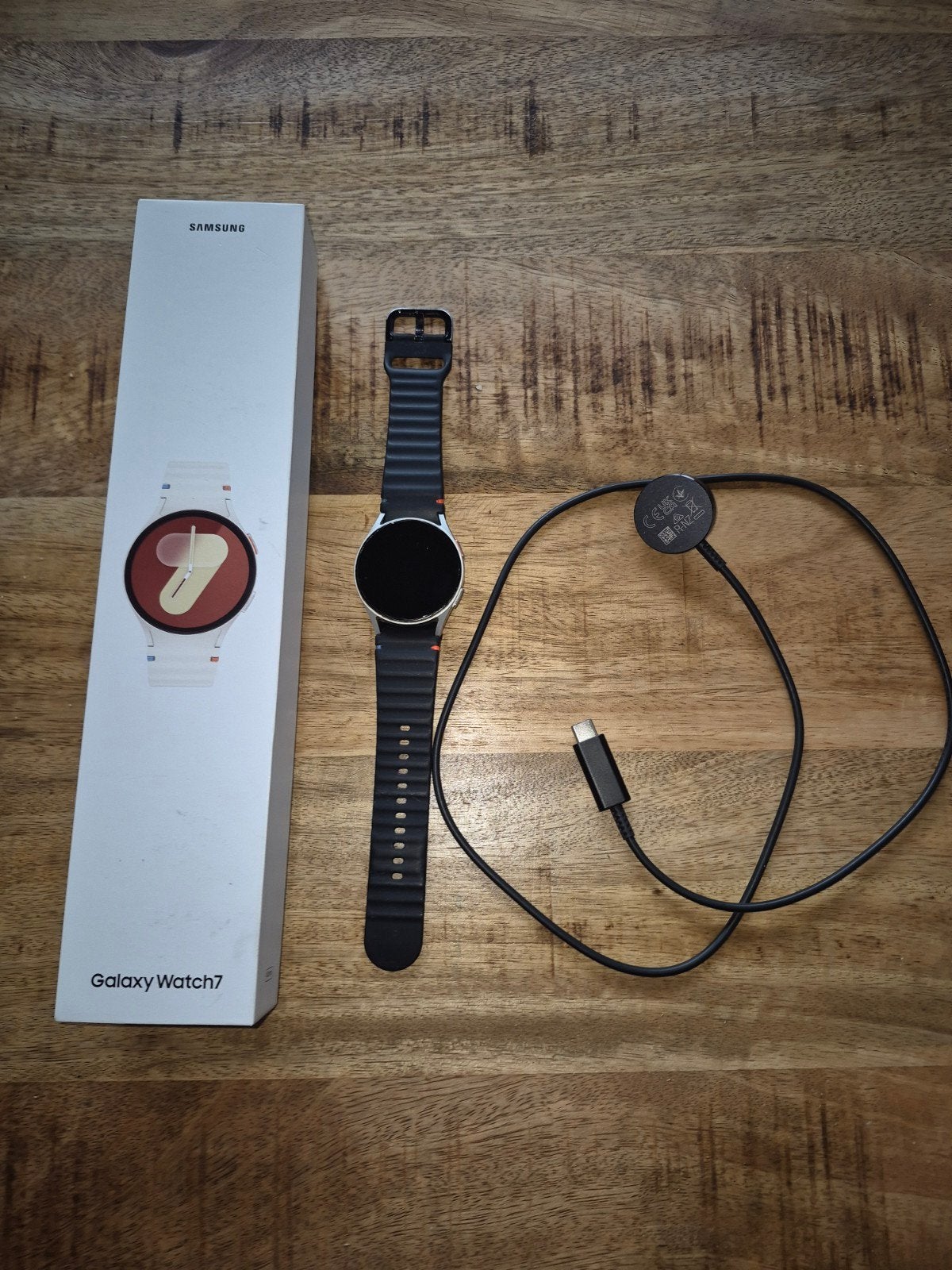Samsung Galaxy Watch7, Sieraden, Tassen en Uiterlijk, Smartwatches, Gebruikt, Zwart, Ophalen of Verzenden, Samsung
