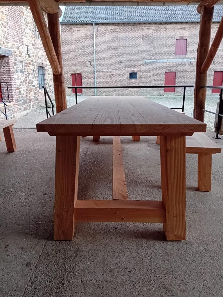 Douglas houten tuintafel, Overige materialen, Landelijk, Vijf personen of meer, Rechthoekig