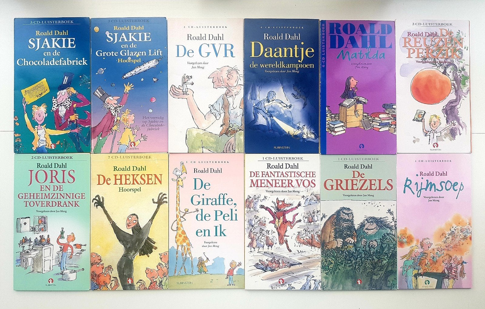 12x Luisterboek Roald Dahl oa GVR, Matilda, Heksen, Griezels, Ophalen of Verzenden, Roald Dahl, Cd, Kind