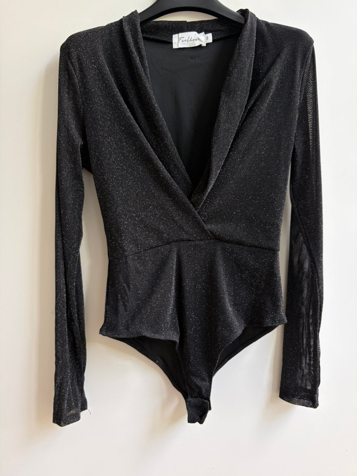 FEELKOO sparkling body zwart mt S, M en L, -, Verzenden, Nieuw, Lange mouw