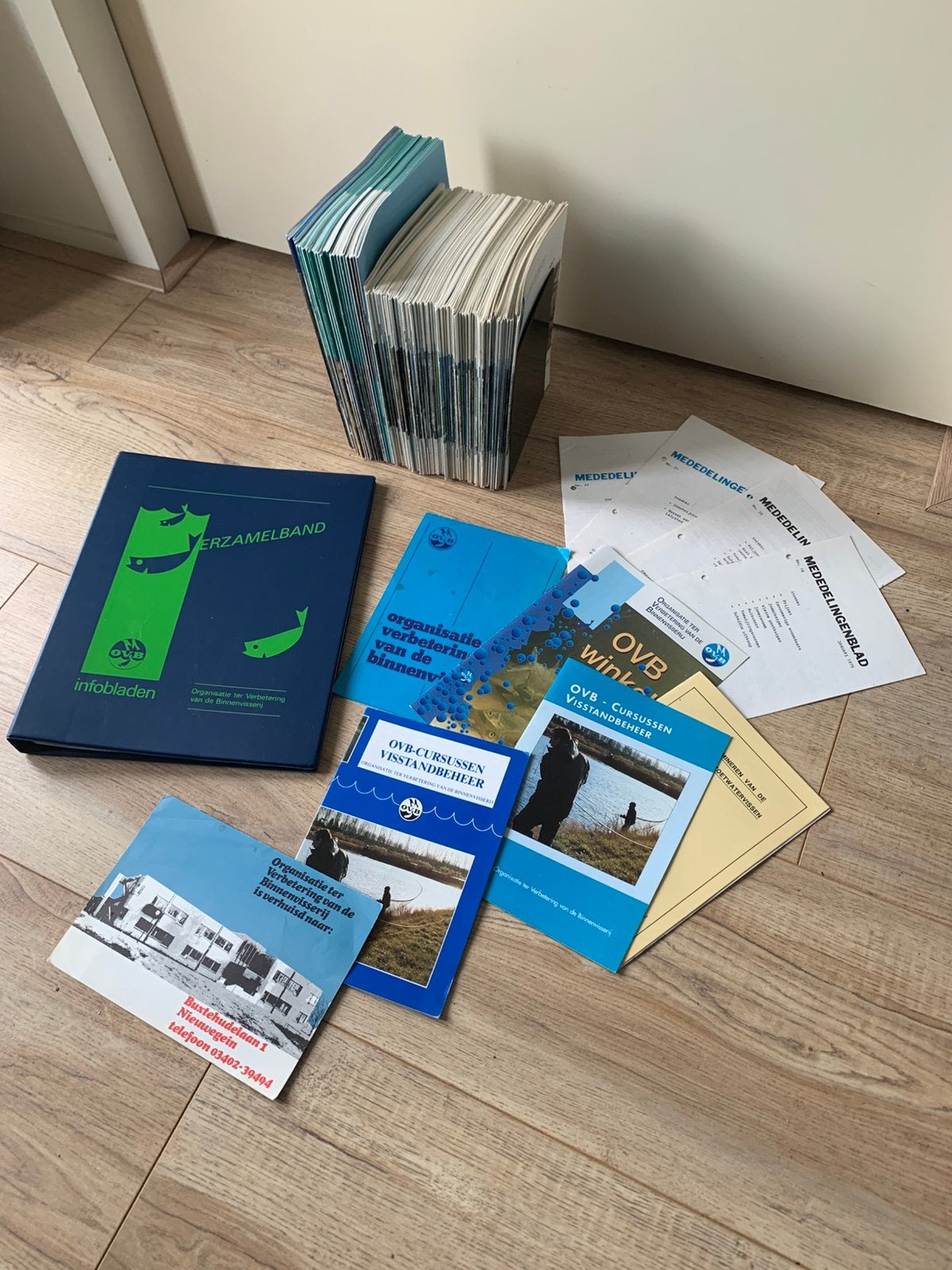 Hengelsport visboeken ovb bericht viskweken visteelt vissen, Ophalen of Verzenden, Zo goed als nieuw, Boek of Tijdschrift