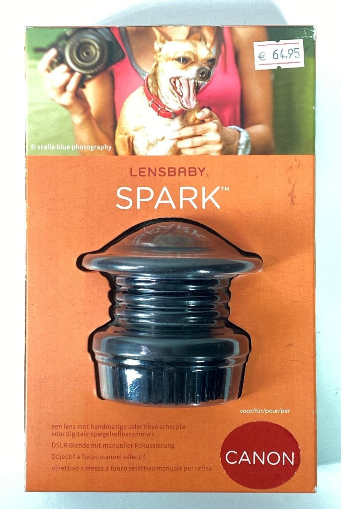 Lensbaby Spark 1.0 voor Canon EF, Audio, Tv en Foto, Fotografie | Lenzen en Objectieven, Ophalen, Zo goed als nieuw