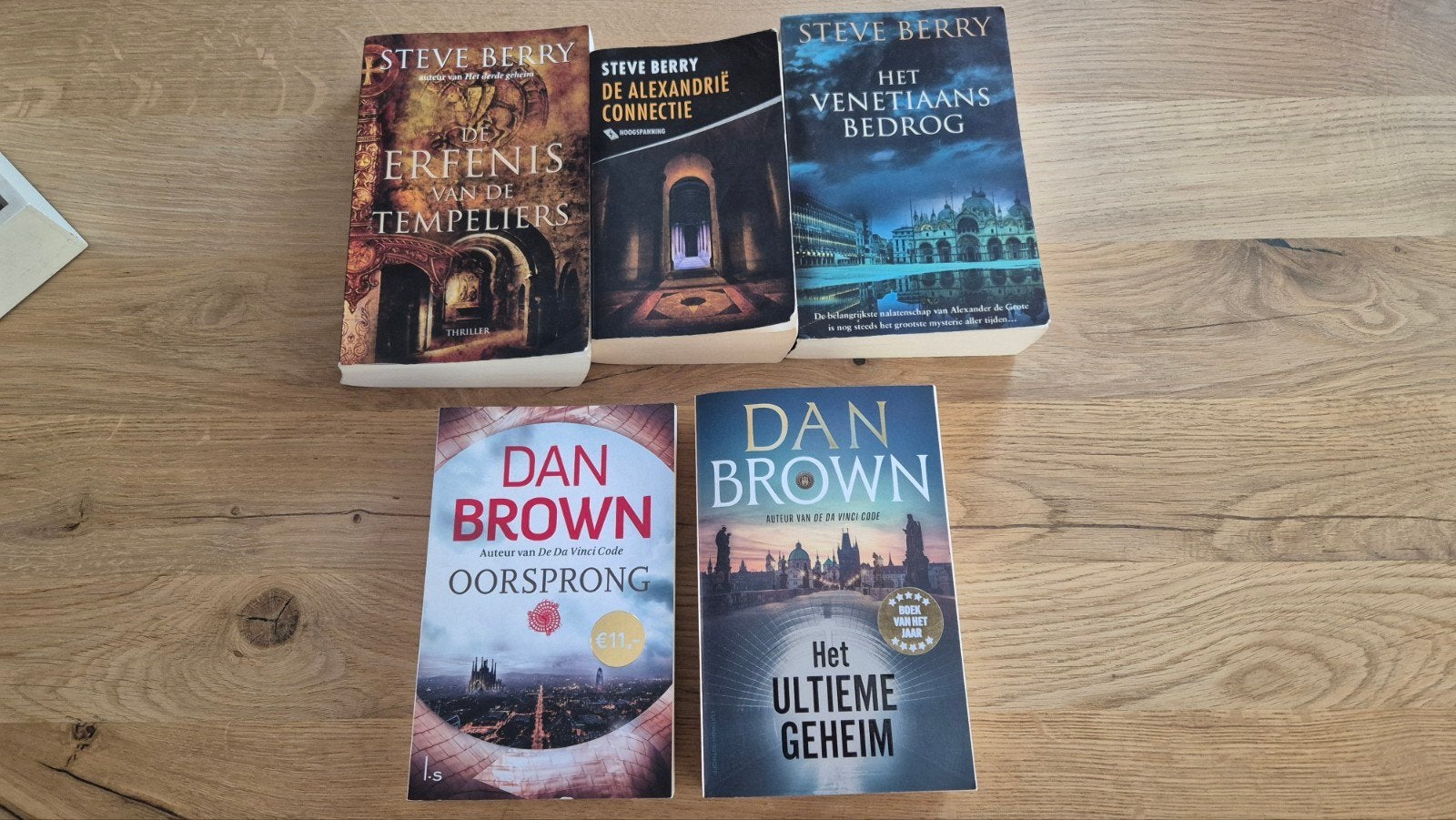 Thriller boekenpakket: Steve Berry & Dan Brown, Ophalen of Verzenden, Gelezen, Steve Berry, Dan Brown, Nederland