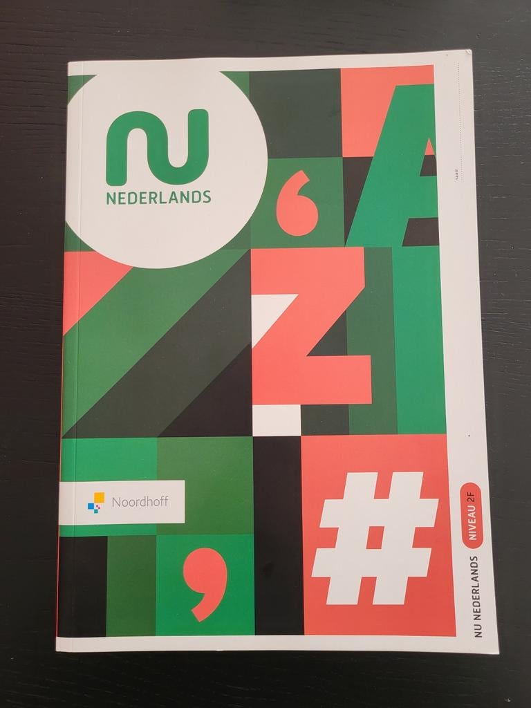 Nu Nederlands Niveau 2F Studieboek, Ophalen of Verzenden