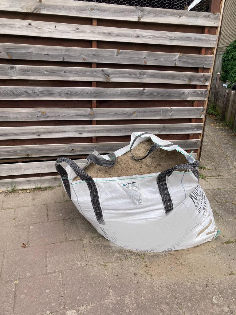 Witzand gratis 2/3 big bag van 1 kuub, Tuin en Terras, Zand, Ophalen, Zo goed als nieuw
