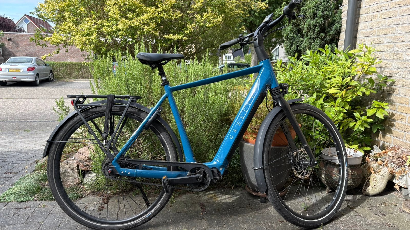 Gazelle elektrische heren fiets Charmonix C5 blauw maat 57, Fietsen en Brommers, Elektrische fietsen, 55 tot 59 cm, Ophalen, Zo goed als nieuw