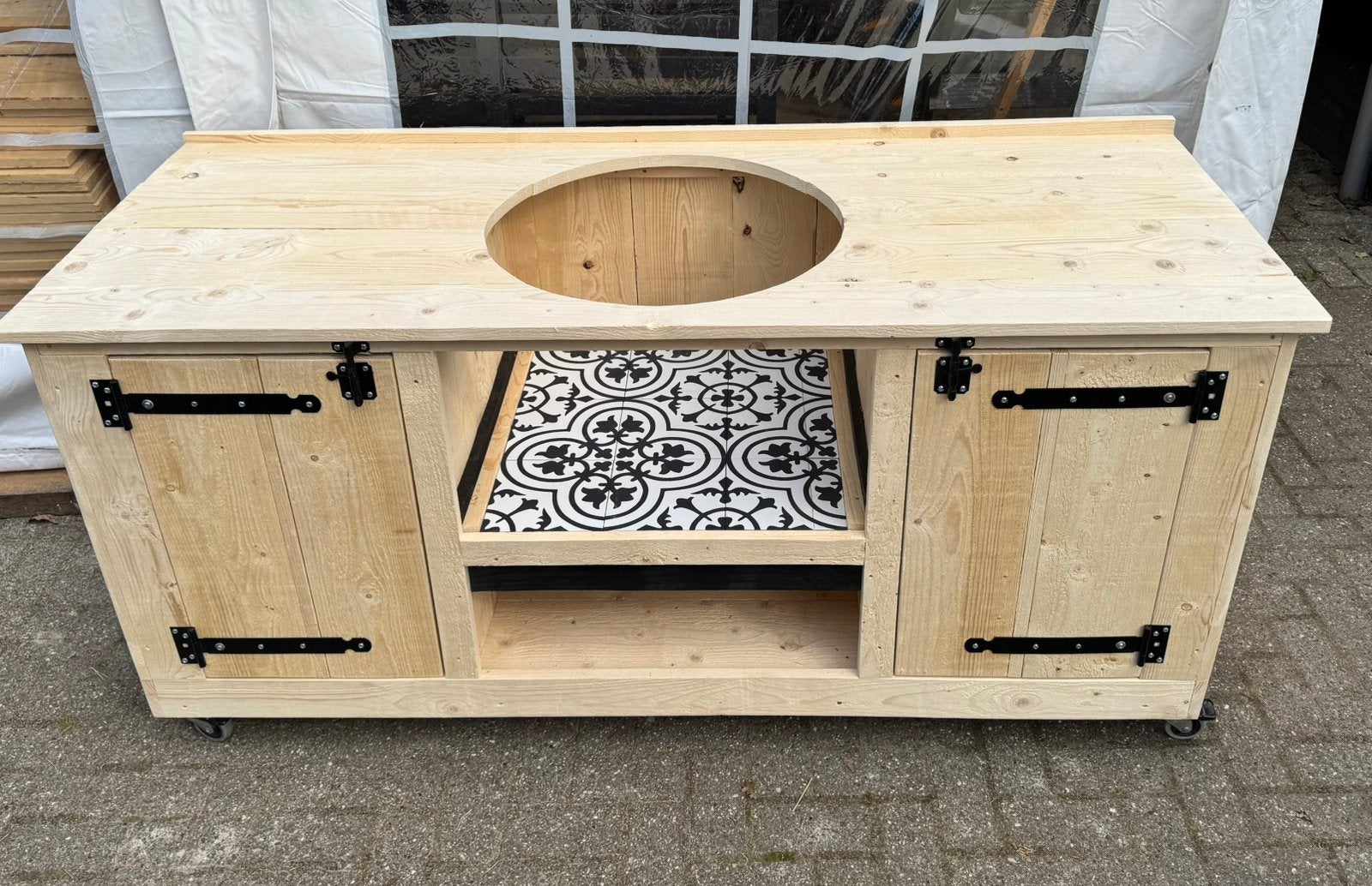 Buitenkeuken, Tuin en Terras, Buitenkeukens, Ophalen, Nieuw, Houtskool