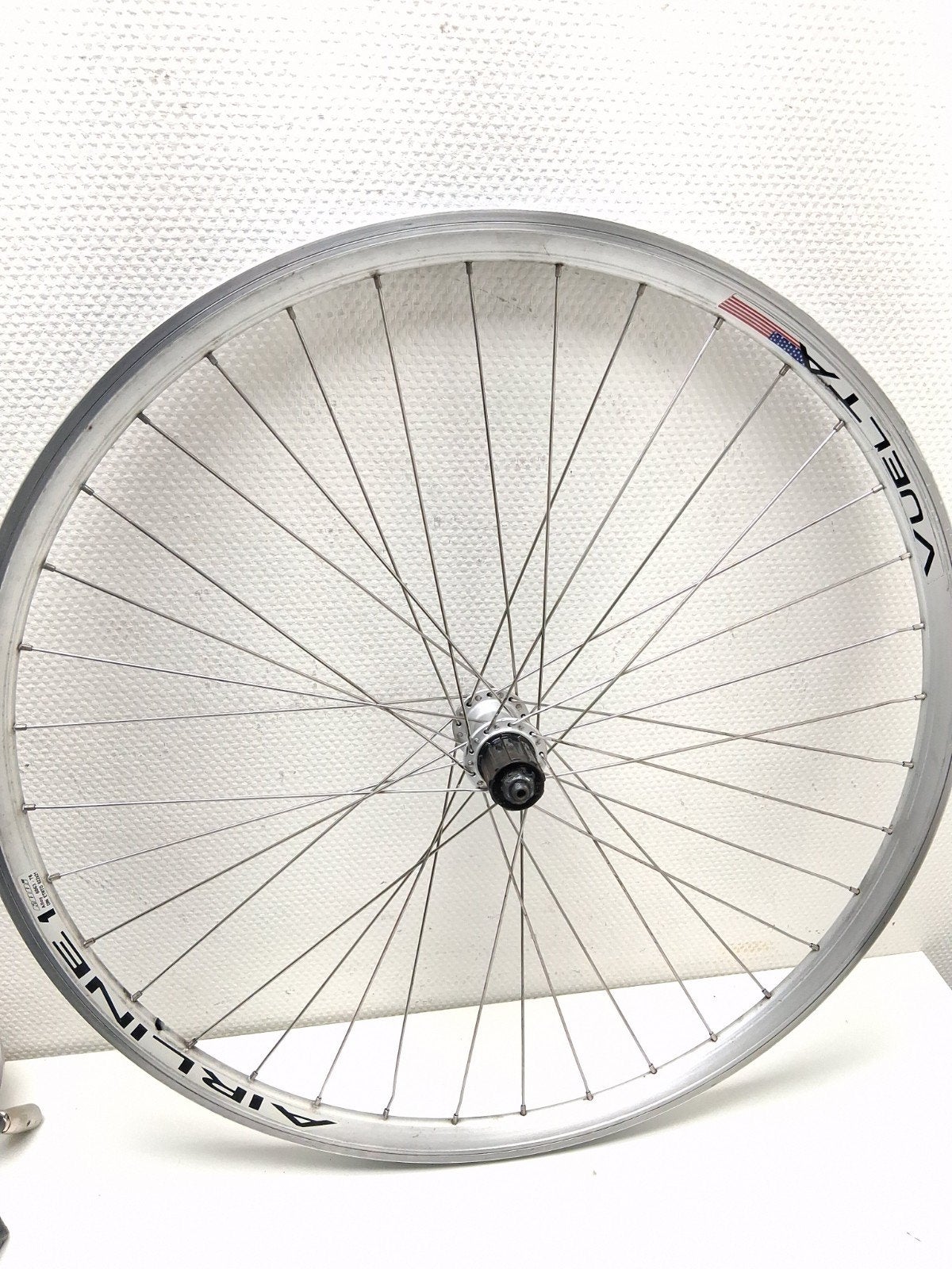 Achterwiel Hybride 28" grijs 8 versnellingen Airline, Fietsen en Brommers, Fietsonderdelen, Wiel, Ophalen of Verzenden, Zo goed als nieuw