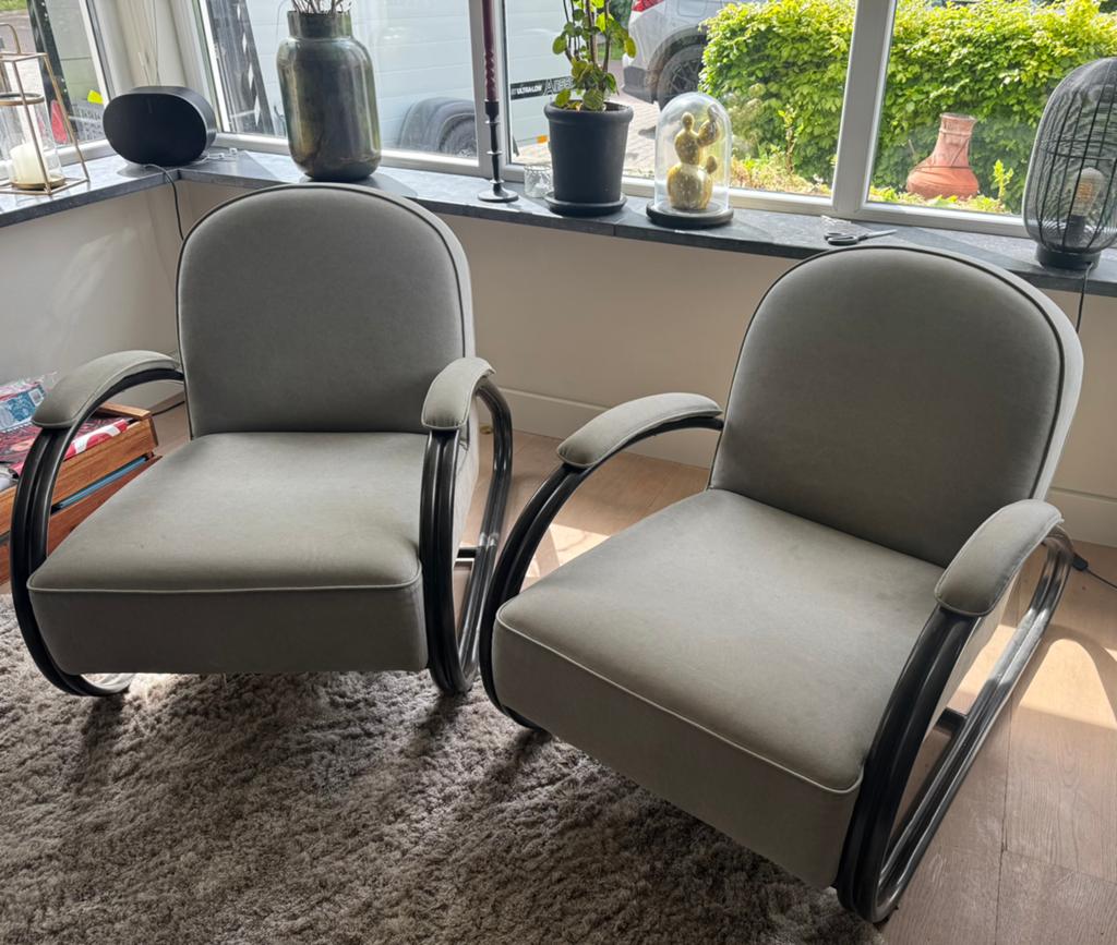 Yaya feauteuils €55 p/st of €85 voor 2, Ophalen, Gebruikt, 75 tot 100 cm, Stof
