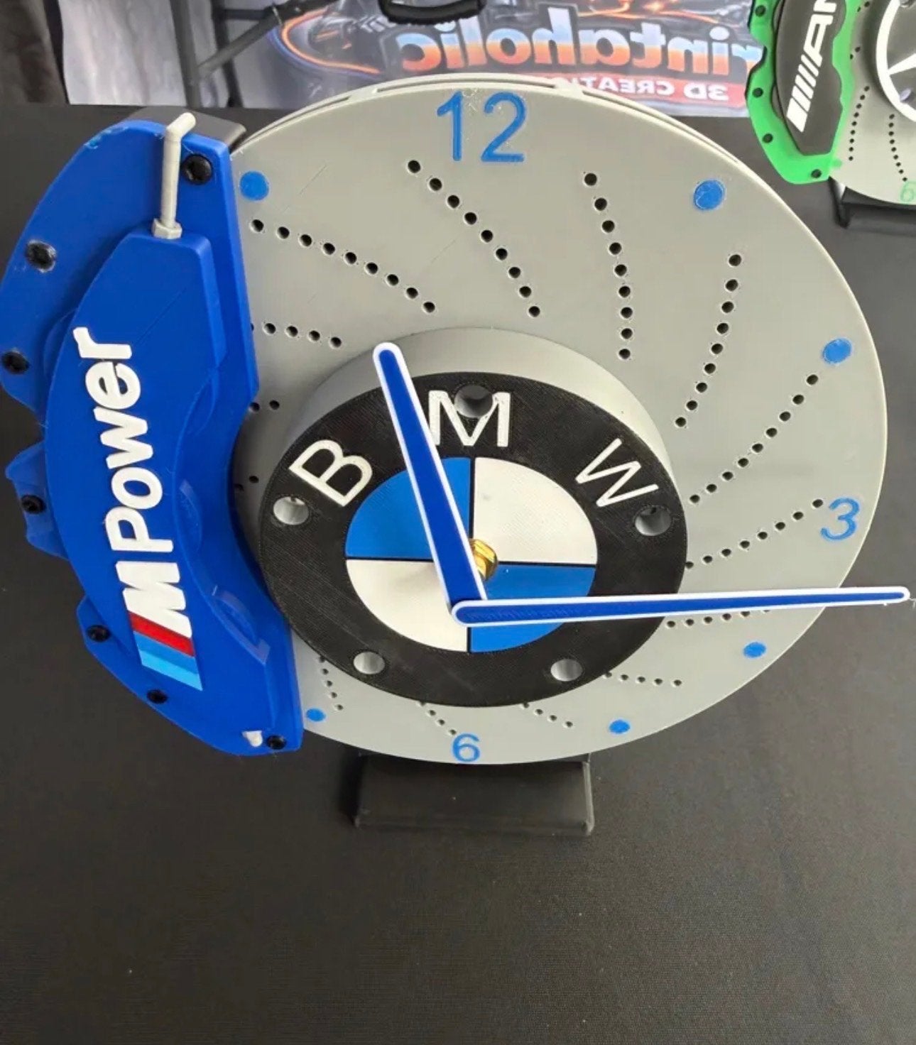 BMW Remschijf Klok - 26 cm doorsnede - M Power Design, Verzenden, Nieuw, Gebruiksvoorwerp
