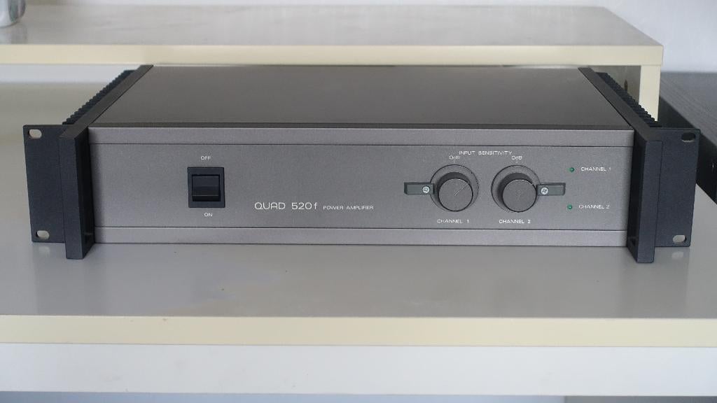 Quad 520 f versterker, Zo goed als nieuw, 120 watt of meer, Stereo, Ophalen