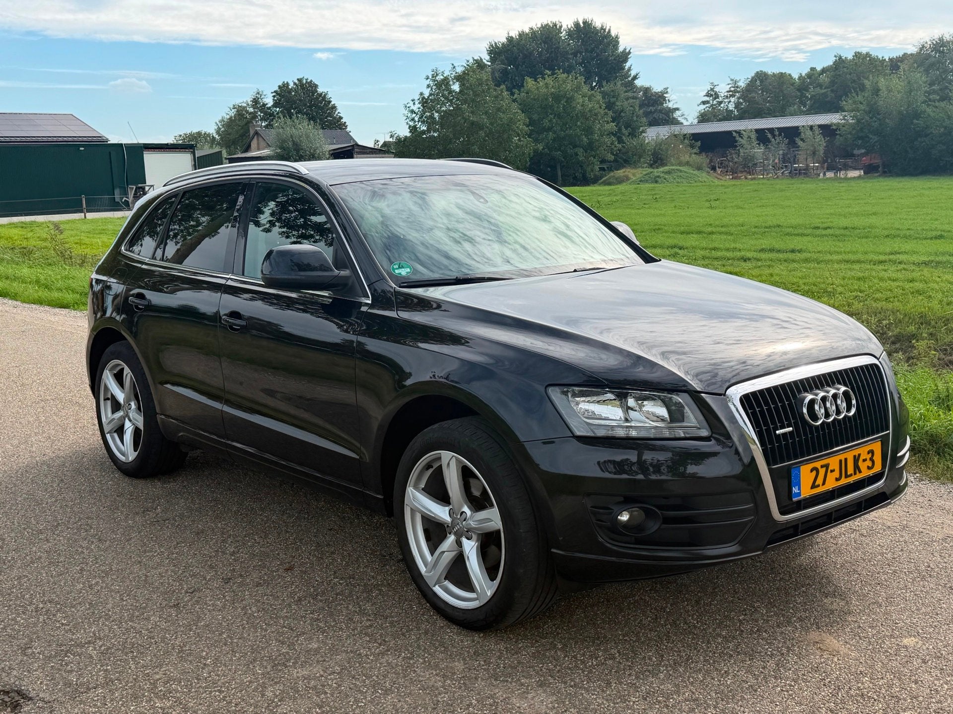 Audi Q5 2.0 TFSI quattro AUT APK 06-2027 NAP, Automaat, Stof, Gebruikt, Zwart