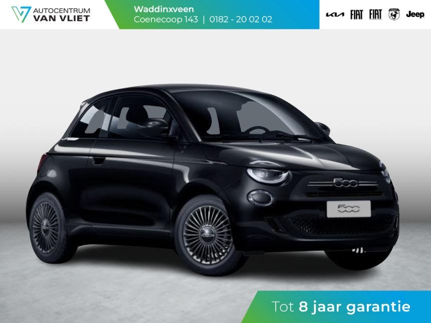 Fiat 500 Hybrid Torino Launch Edition | Nu beschikbaar voor, 12 maanden, Stof, Zwart, 4 stoelen