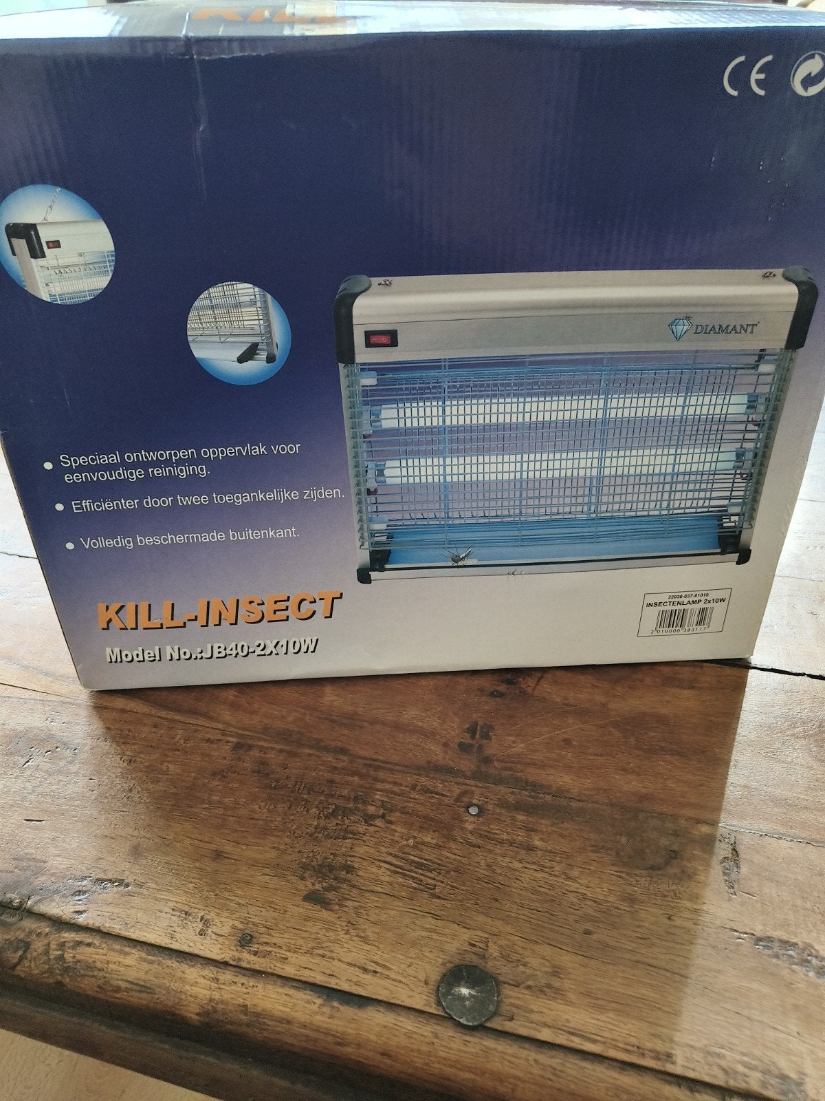 Diamant Kill-Insect Vliegenlamp - Nieuw in doos, Ophalen of Verzenden