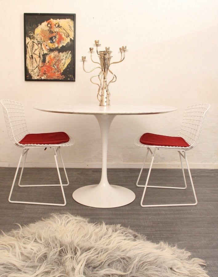 Eero Saarinen Tulip table marble top Knoll International, Ophalen of Verzenden