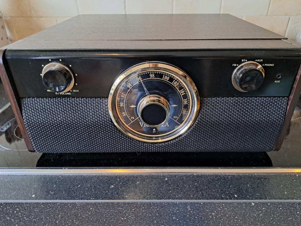 Victrola VTA-240B 4-in-1 Platenspeler met Bluetooth, Ophalen, Zo goed als nieuw, Platenspeler, Overige merken