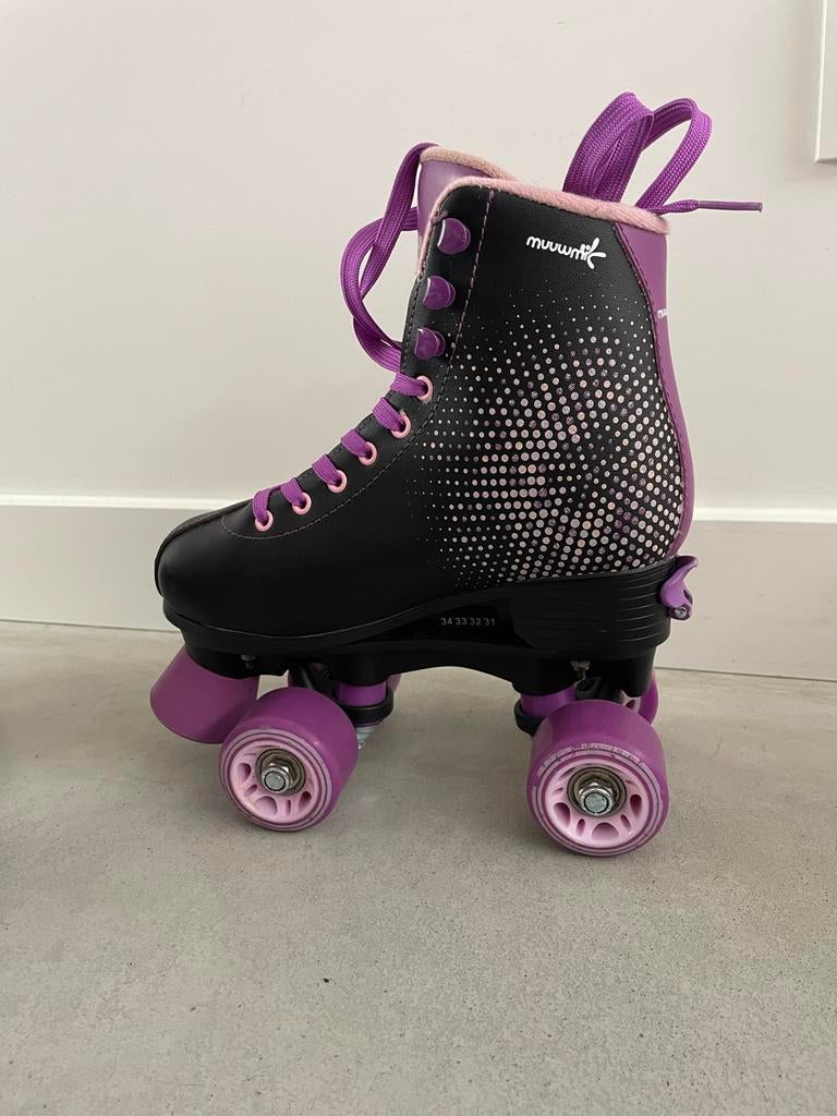 Rrolschaatsen disco maat 31-34, Ophalen, Verstelbaar, Zo goed als nieuw, Kinderen