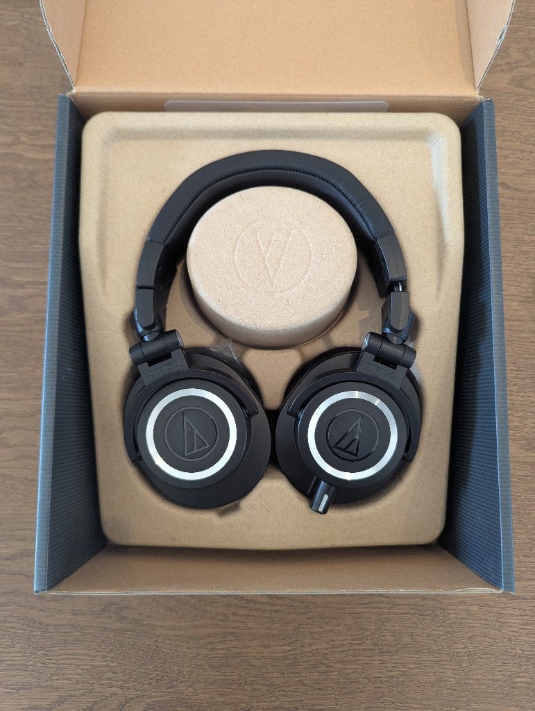 Audio technica ATH-M50x, Overige merken, Zo goed als nieuw, Zwart, Studio / DJ