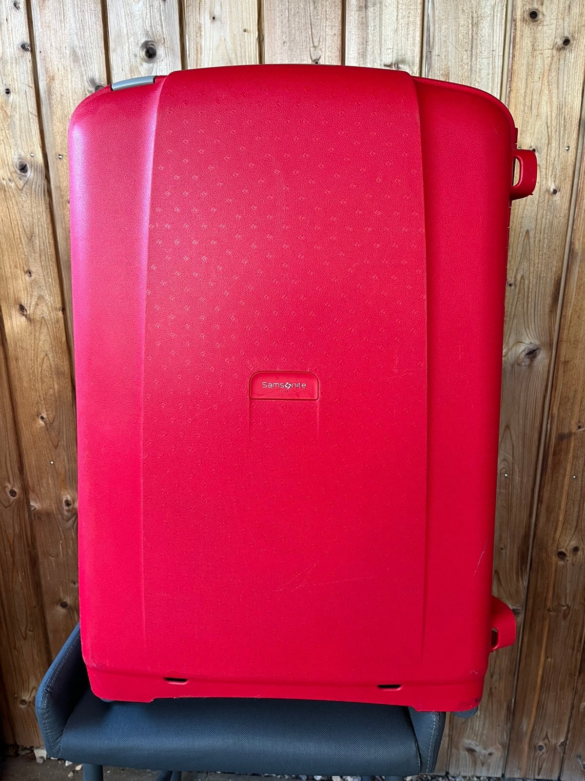 2 rode samsonite koffers met tsa slot, Gebruikt, Hard kunststof, 70 cm of meer, Wieltjes