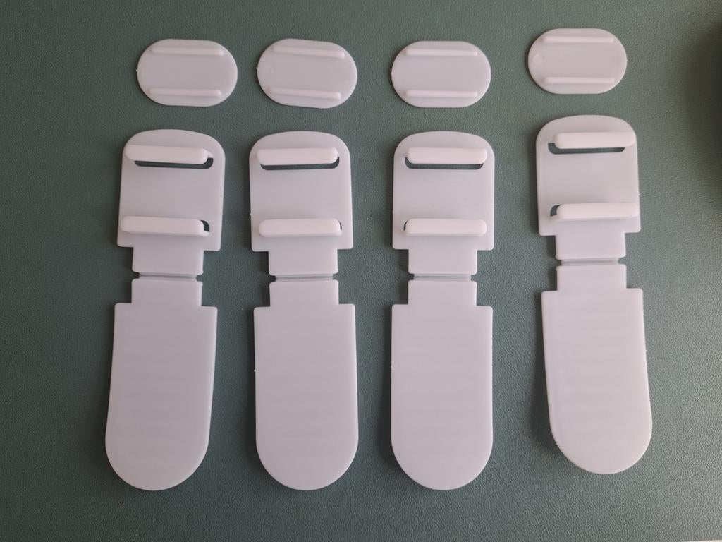 Clips hoeslaken, Overige maten, Wit, Overige typen, Ophalen of Verzenden