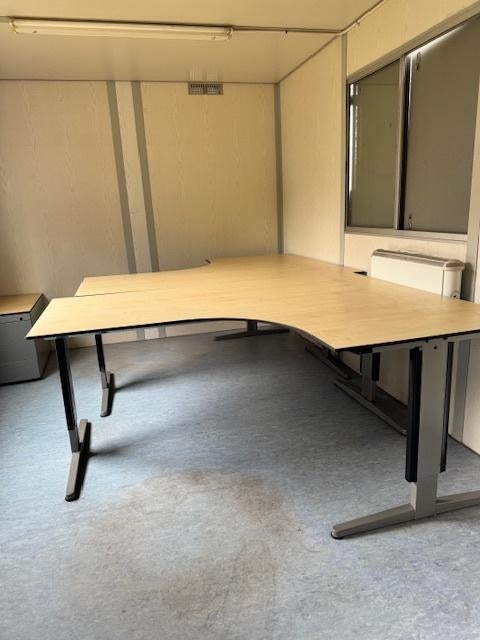 Wingbureau 2 stuks, Ophalen, In hoogte verstelbaar, 140 cm, 180 cm