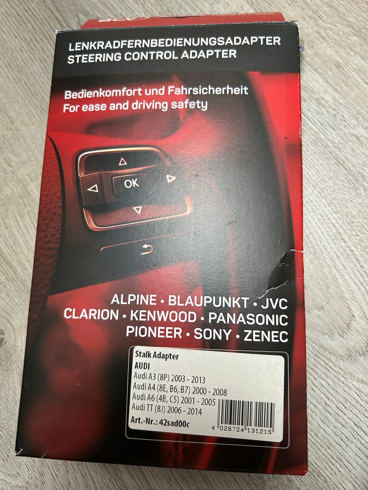 Stuurwielbedieningsadapter voor Audi A3, A4, A6, TT, Ophalen of Verzenden, Nieuw