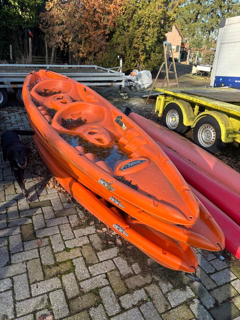Diverse kano's en kajaks te koop - Sit on top & 1-persoons, Watersport en Boten, Kajaks, Ophalen, Gebruikt, 2-persoons