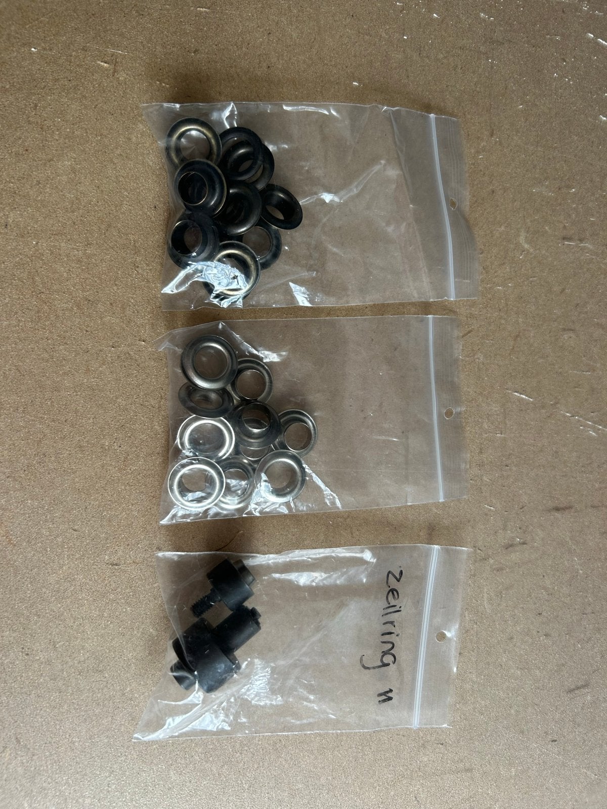 Stempelset voor spindel zeilring 11mm, Ophalen of Verzenden, Nieuw, Overige typen, Overige merken