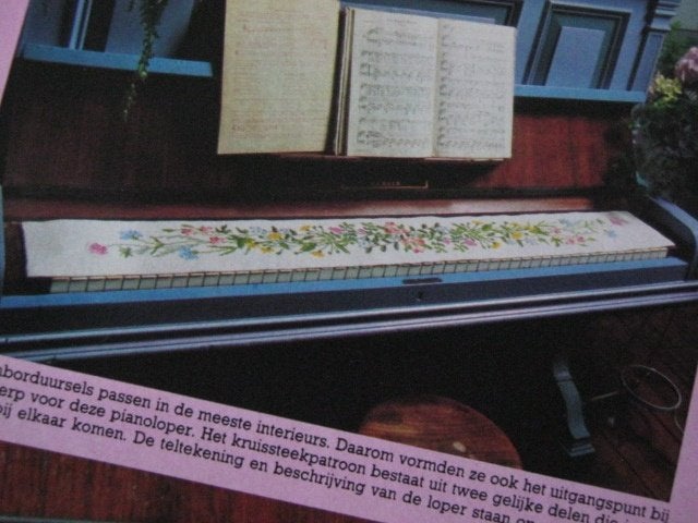 Borduurpatroon  Voor het borduren van een Pianoloper 1209, Verzenden, Nieuw, Handborduren, Patroon