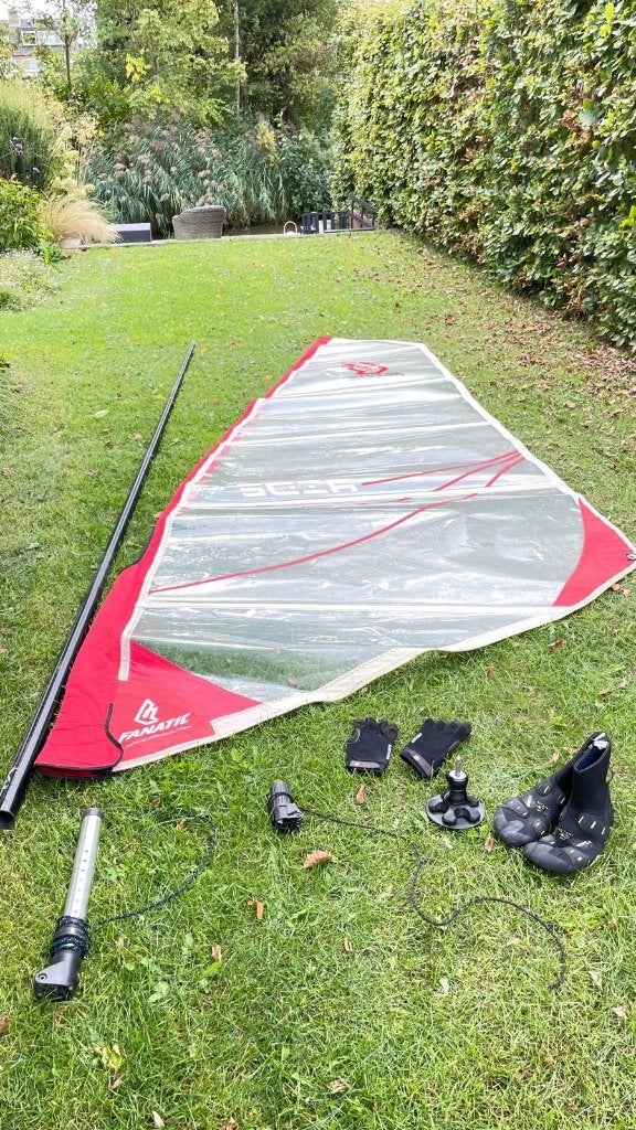 Fanatic Ride 5,5 M2, Ophalen, Met draagtas, Gebruikt, 5 tot 6.5 m²