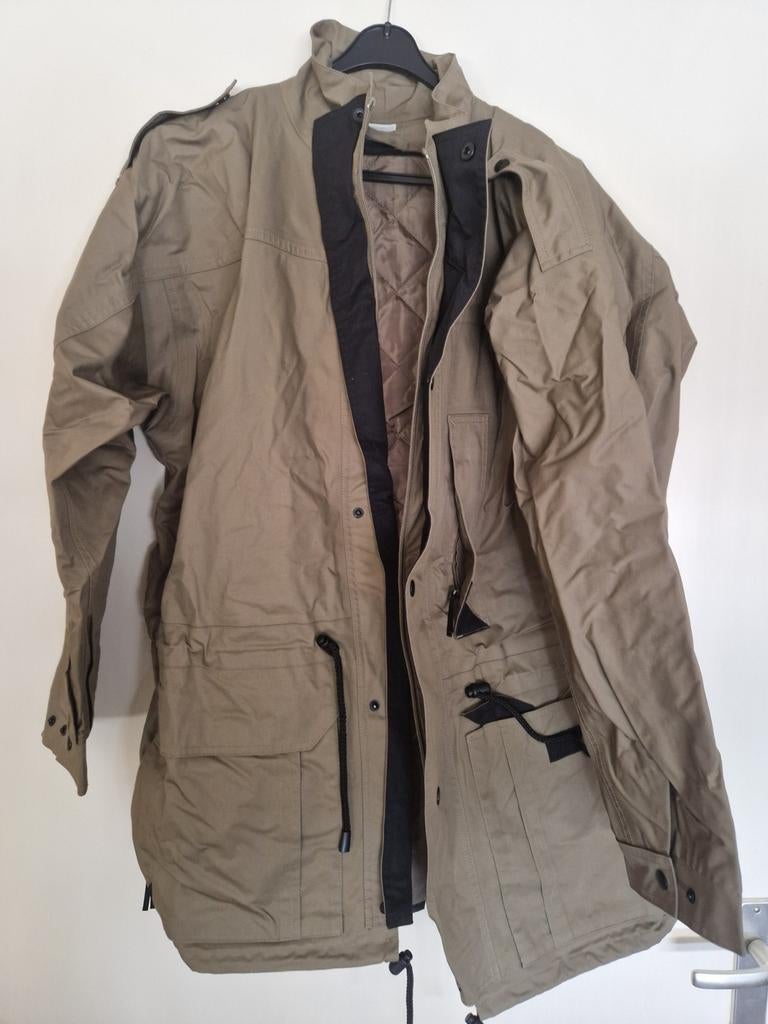 Parka jas khaki mt S, Ophalen of Verzenden, Zo goed als nieuw, Overige kleuren