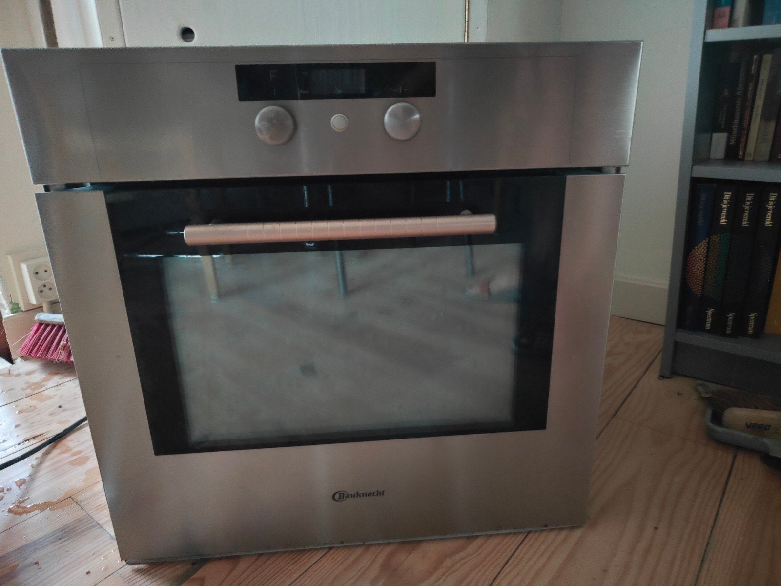Bauknecht inbouw oven met een rooster en 2 bakplaten, Ophalen, Bauknecht, Gebruikt, Hete lucht
