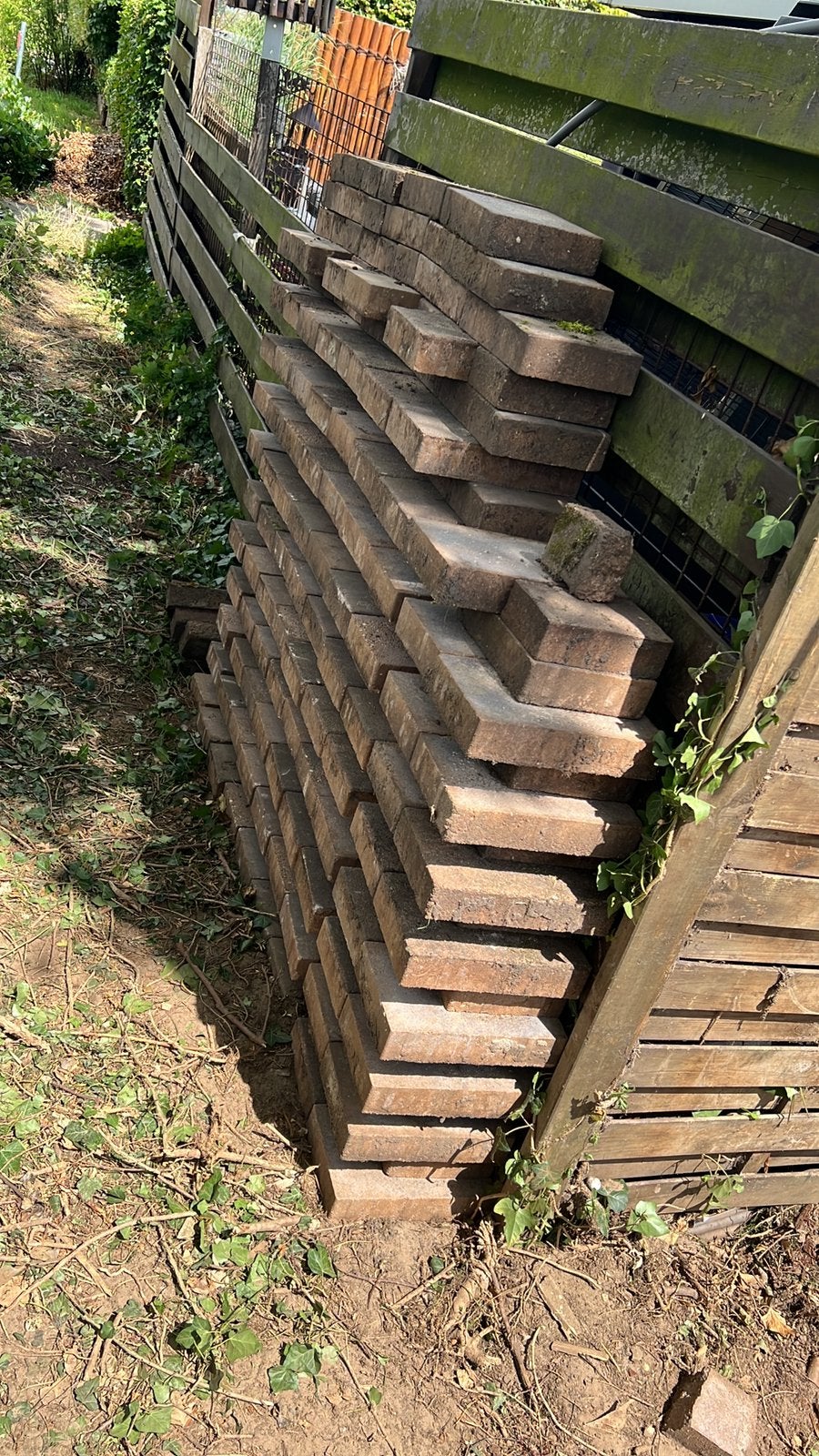 Gratis af te halen betontegels, Ophalen, Gebruikt, Klinkers, 5 tot 10 m²