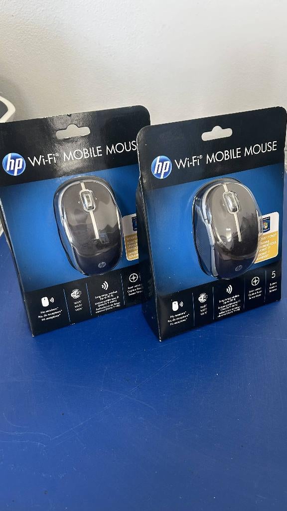 HP Wifi Mobile Muis, Ophalen, Muis, Rechtshandig, Nieuw