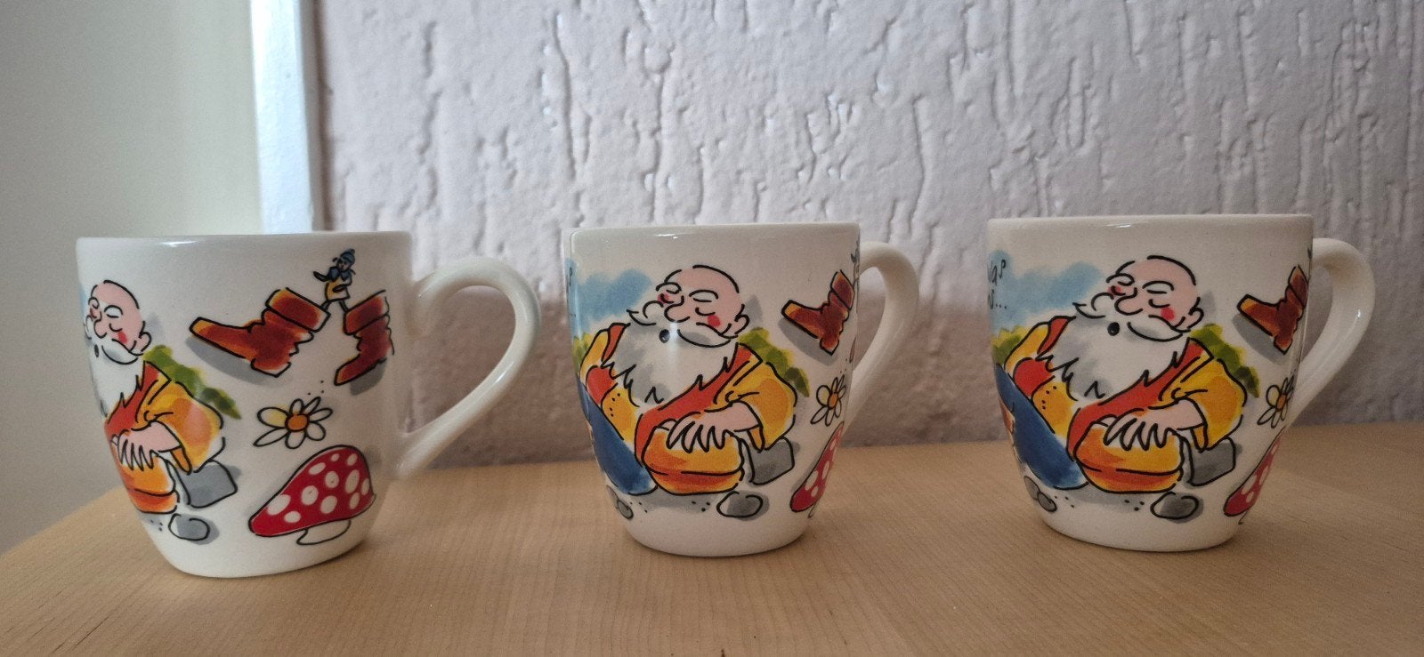 3 Efteling Blond Amsterdam koffiekopjes, Ophalen
