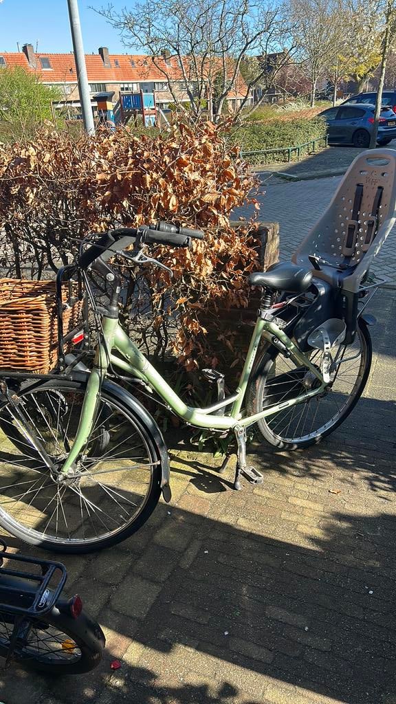Moederfiets van het merk Puch, Fietsen en Brommers, Fietsen | Dames | Moederfietsen, Overige merken, Gebruikt, Dubbele standaard