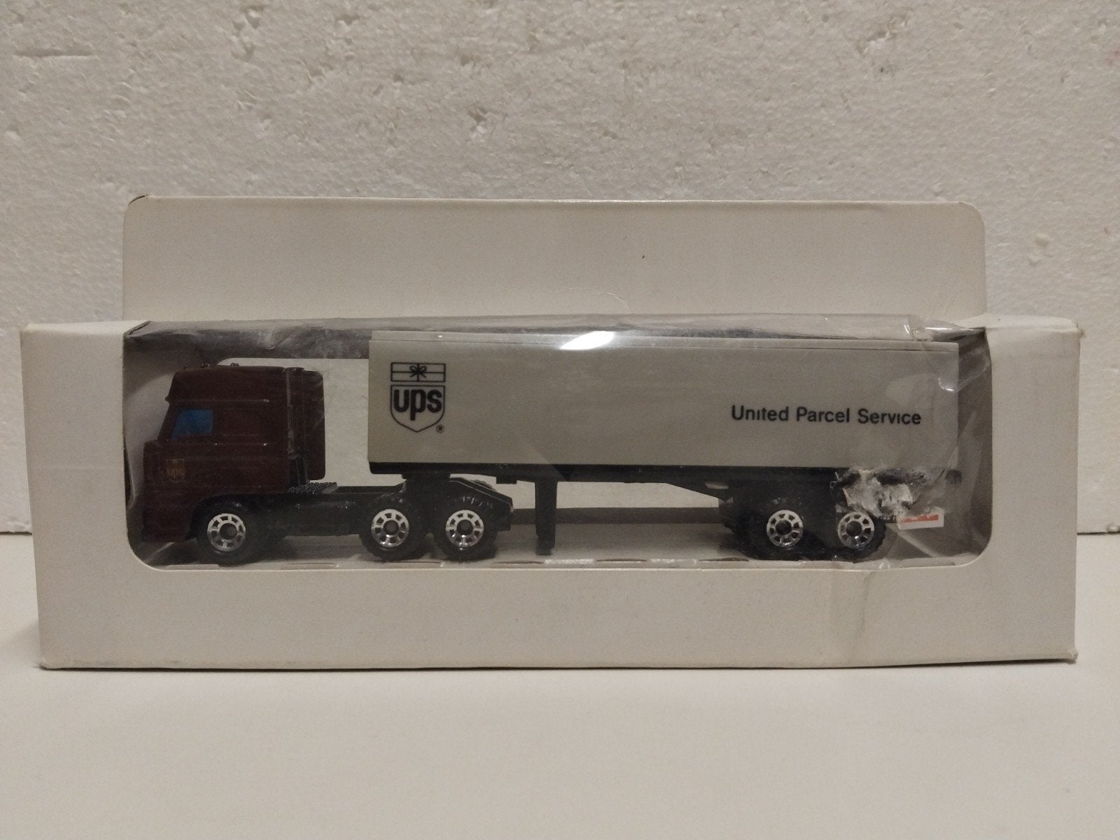 Matchbox Convoy CY DAF Truck oplegger UPS 3INCH, Ophalen of Verzenden, Zo goed als nieuw, Bus of Vrachtwagen, Matchbox