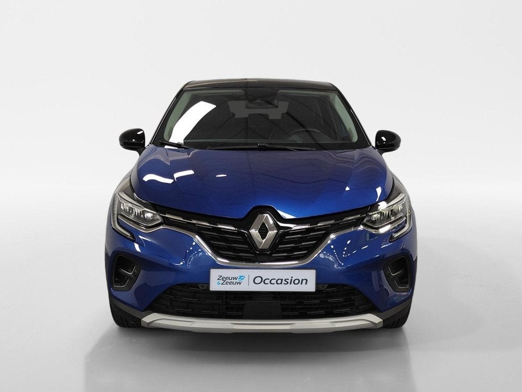Renault Captur 1.6 E-Tech plug-in hybrid 160 techno AUTOMAAT, Auto's, Renault, 12 maanden, Gebruikt, Blauw, Leder en Stof