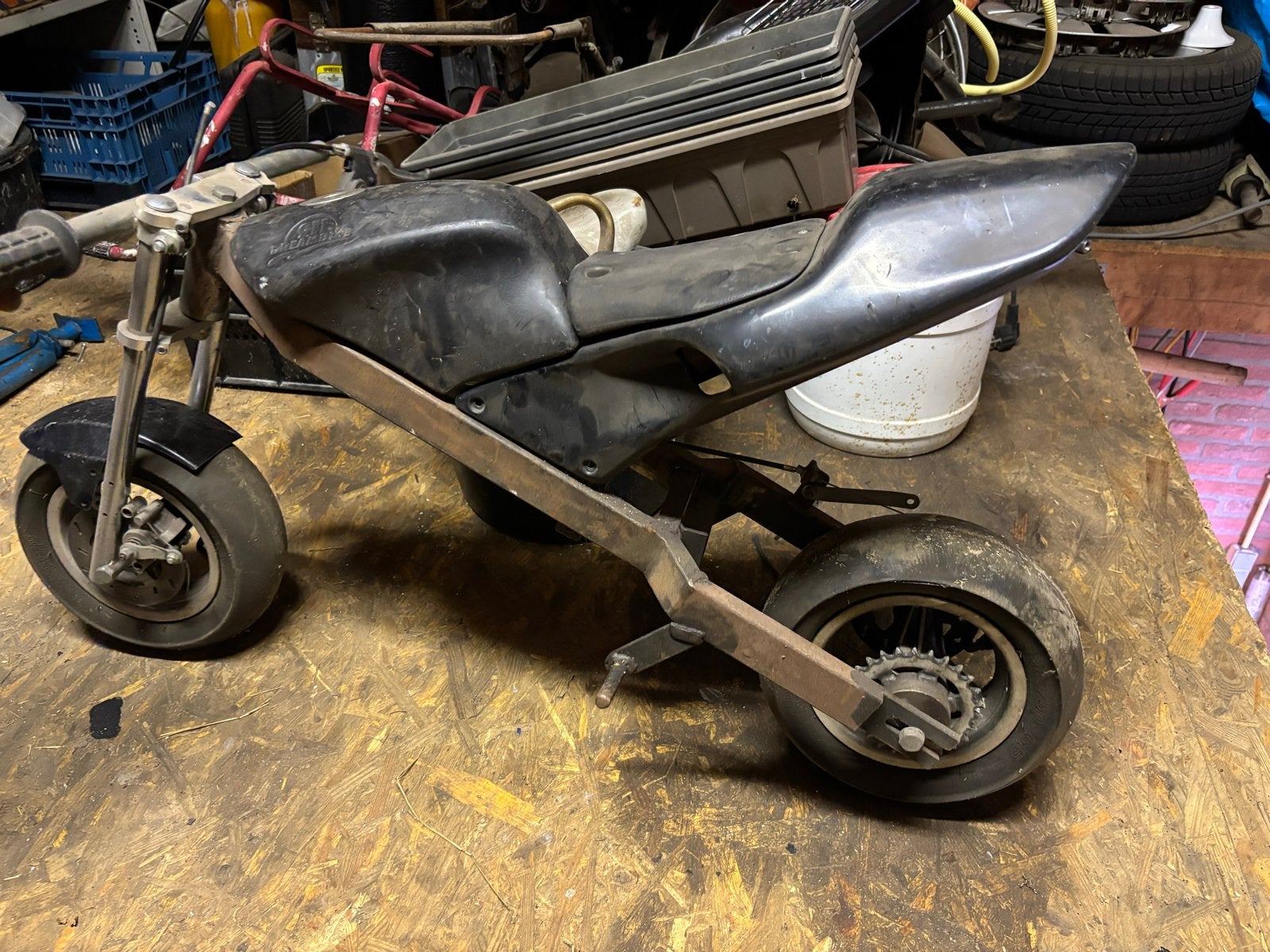 Zelfbouw Minibike voor Puchblok  Polini 911 Dreambike, Ophalen, Gebruikt, Overige typen