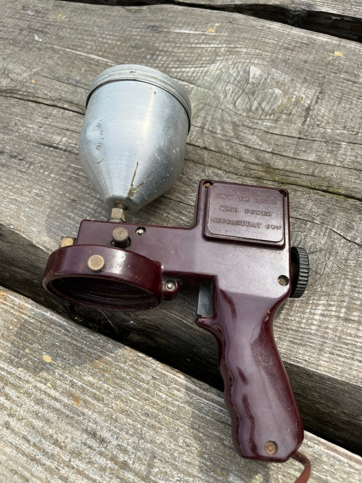 Verfspuit bakeliet vintage retro werking onbekend €7, Ophalen of Verzenden, Huis en Inrichting