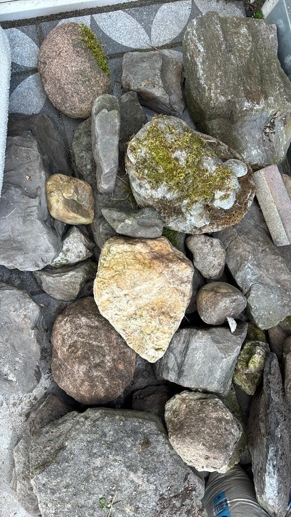 Gratis mooie grote keien zsm ophalen, Tuin en Terras, Grind, Keien en Split, Ophalen, Zo goed als nieuw