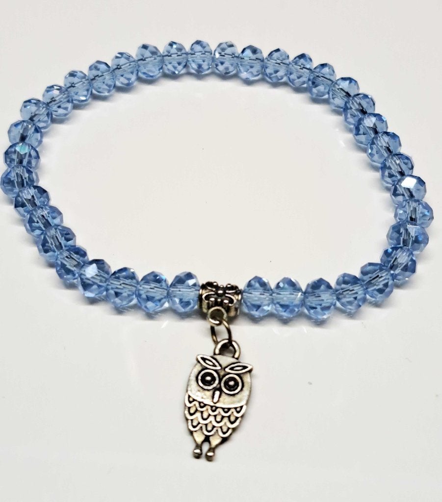 glazen kralen stretch armband 3 euro per st., Ophalen of Verzenden, Zo goed als nieuw, Overige kleuren, Overige materialen