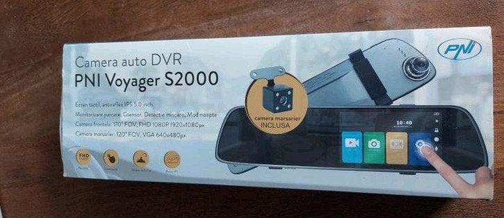 PNI voyager S2000 z.g.a.n. Dashcam Camera auto DVR z.g.a.n., Ophalen of Verzenden, Zo goed als nieuw