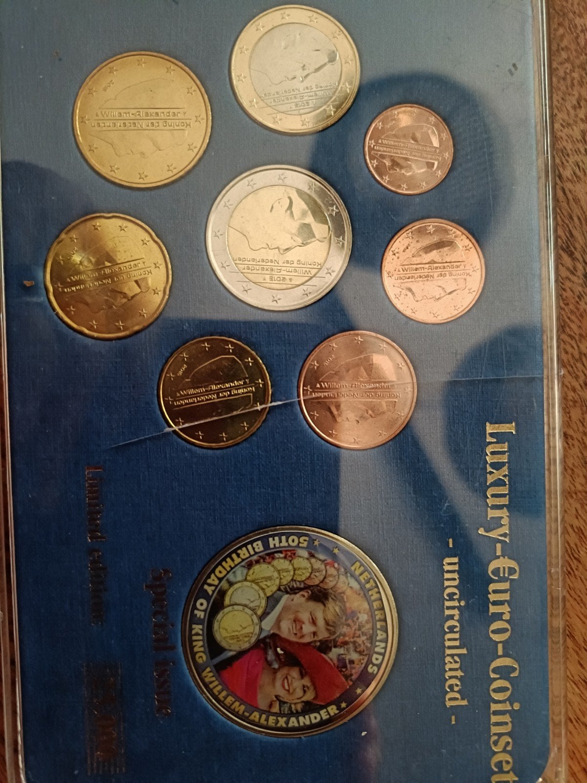 Luxe Euro-Muntset 50 Jaar Koning Willem-Alexander, Ophalen, Setje, Koningin Beatrix, Euro's