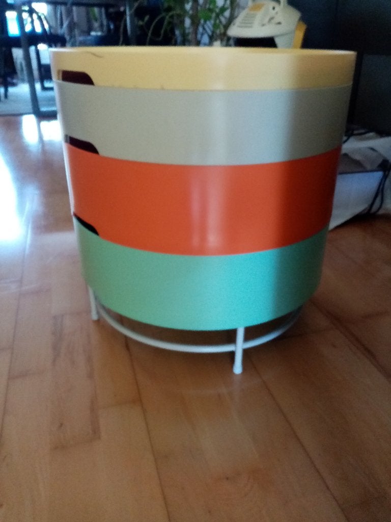 IIKEA vintage design PS2014 bijzettafel nachtkastje, Ophalen of Verzenden, Rond, Minder dan 55 cm, 45 tot 60 cm